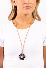 Load image into Gallery viewer, Tied Triumph Black Necklace