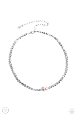 Tasteful Triangles Pink Choker