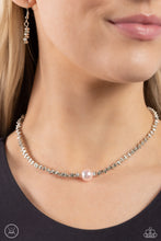Load image into Gallery viewer, Tasteful Triangles Pink Choker