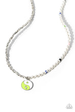 Load image into Gallery viewer, Youthful Yin and Yang Green Necklace