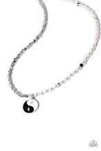 Load image into Gallery viewer, Youthful Yin and Yang Black Necklace