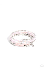 Load image into Gallery viewer, Boundless Behavior Pink Coil Bracelet