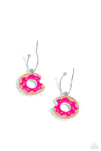Load image into Gallery viewer, Donut Delivery Pink Earrings