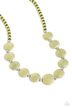 Load image into Gallery viewer, Scratched Showtime Green Necklace