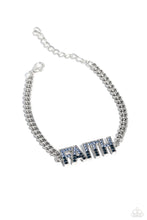 Load image into Gallery viewer, Faithful Finish Blue Bracelet