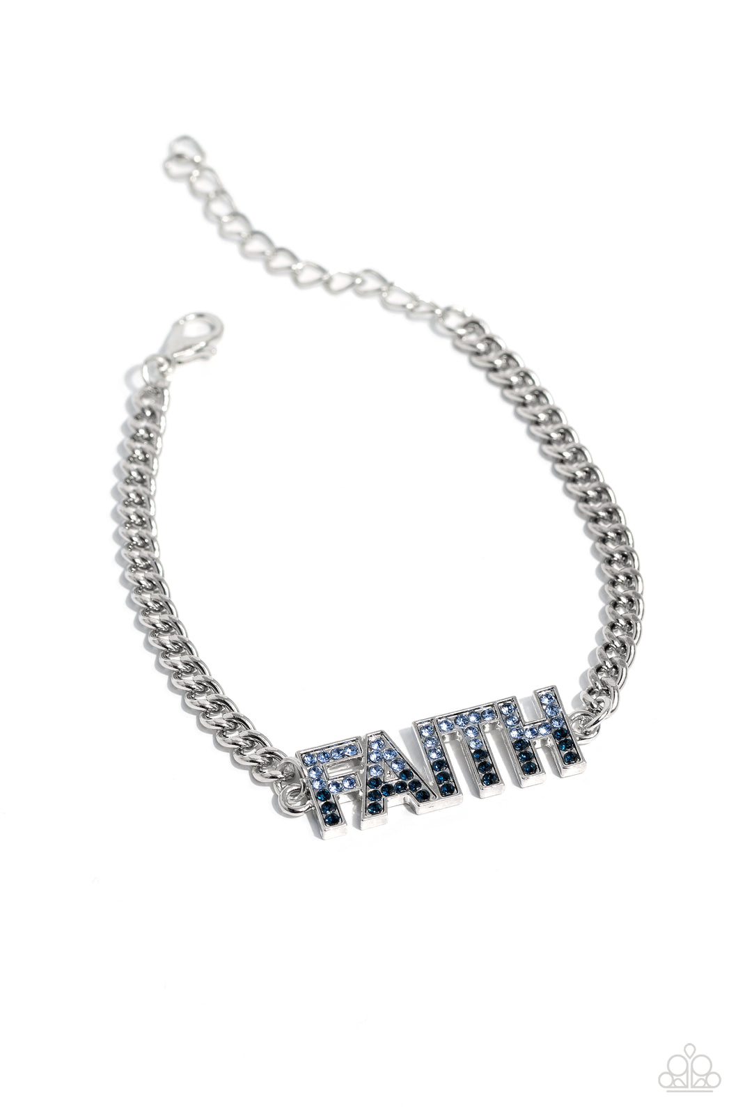 Faithful Finish Blue Bracelet