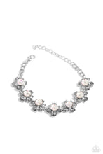 Load image into Gallery viewer, Floral Frenzy Silver Bracelet
