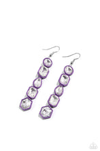 Load image into Gallery viewer, Developing Dignity Purple Earrings