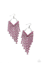 Load image into Gallery viewer, V Fallin Pink Earrings