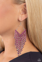 Load image into Gallery viewer, V Fallin Pink Earrings