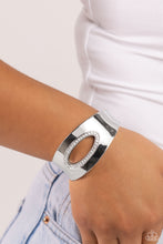 Load image into Gallery viewer, Raised in Radiance White Hinged Bracelet