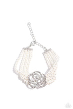 Load image into Gallery viewer, Regal Rose White Bracelet