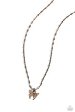 Load image into Gallery viewer, High-Flying Hangout Brass Necklace