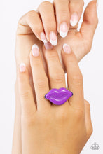 Load image into Gallery viewer, Lively Lips Purple Ring