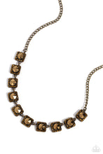 Load image into Gallery viewer, Jump SQUARE Brass Necklace