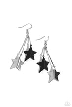 Load image into Gallery viewer, Stellar STAGGER Black Earrings