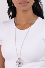 Load image into Gallery viewer, Wall Street Web Silver Necklace