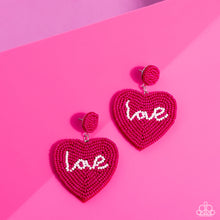 Load image into Gallery viewer, Sweet Seeds Pink Seed Bead Earrings