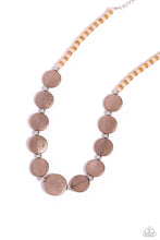 Load image into Gallery viewer, Scratched Showtime Brown Necklace