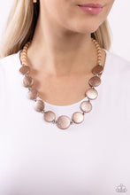 Load image into Gallery viewer, Scratched Showtime Brown Necklace