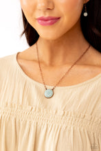 Load image into Gallery viewer, Suspended Stone Copper Necklace
