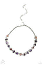 Load image into Gallery viewer, Abstract Admirer Purple Choker