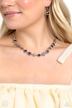 Load image into Gallery viewer, Abstract Admirer Purple Choker