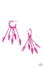 Load image into Gallery viewer, Piquant Punk Pink Earrings
