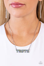 Load image into Gallery viewer, Truth Trinket Blue Necklace