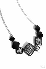 Load image into Gallery viewer, Twinkling Tables Black Necklace