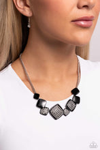Load image into Gallery viewer, Twinkling Tables Black Necklace