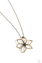 Load image into Gallery viewer, Flowering Fame Brass Necklace