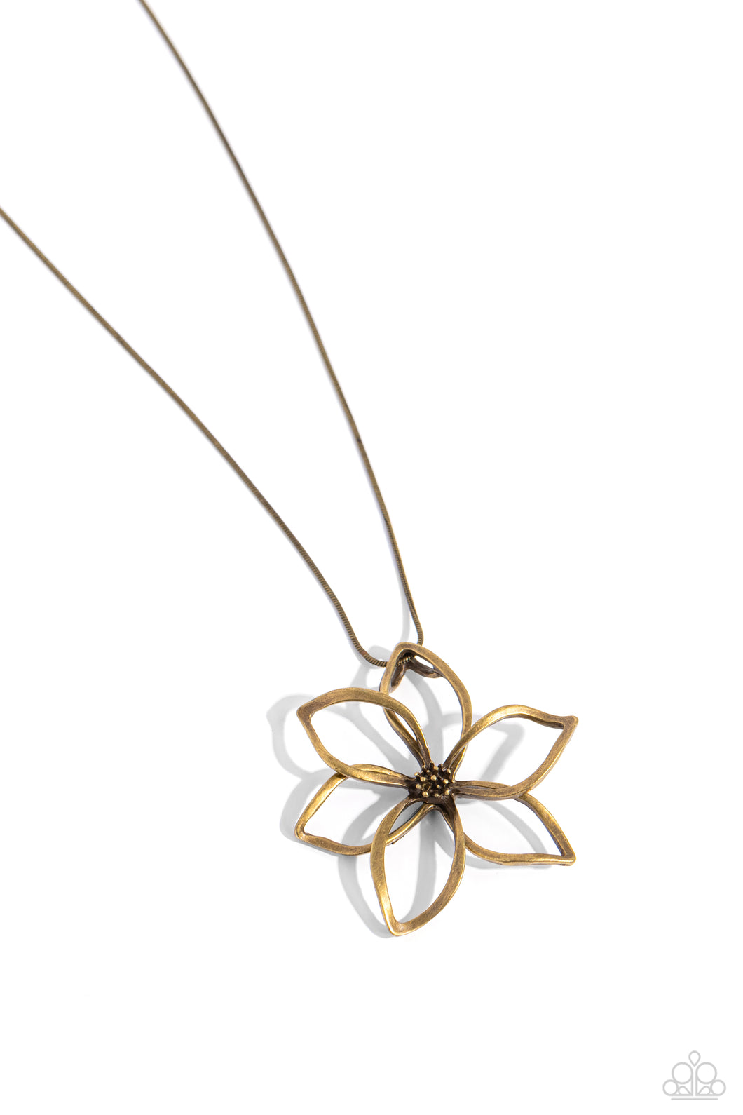 Flowering Fame Brass Necklace