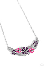 Load image into Gallery viewer, Blooming Practice Purple Necklace