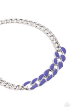 Load image into Gallery viewer, CURB Craze Blue Necklace