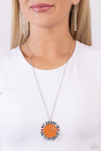 Load image into Gallery viewer, Courting Courtside Orange Necklace