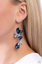 Load image into Gallery viewer, Fancy Flaunter Blue Earrings