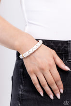 Load image into Gallery viewer, Delightful Diversion White Hinged Bracelet