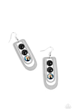 Load image into Gallery viewer, Layered Lure Black Earrings