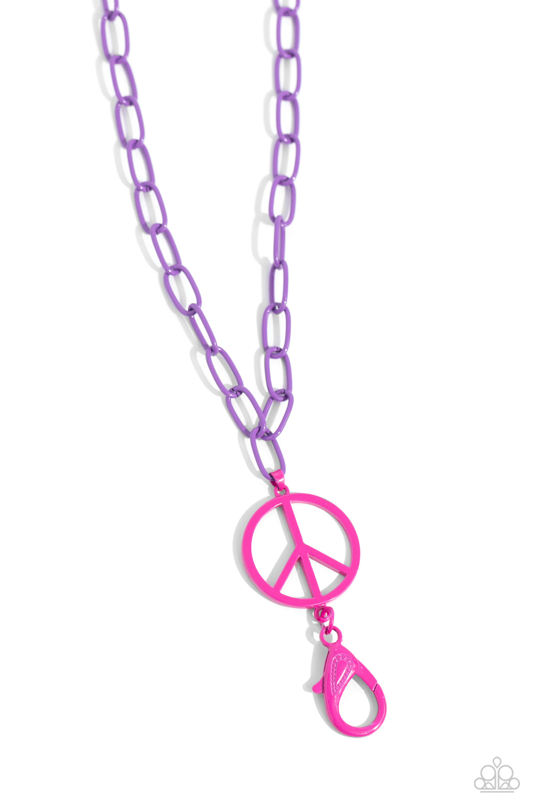 Tranquil Unity Purple Lanyard