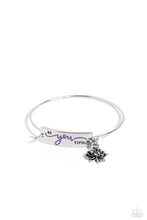 Load image into Gallery viewer, BeYOUtiful Bliss Purple Bangle