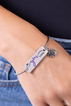 Load image into Gallery viewer, BeYOUtiful Bliss Purple Bangle