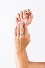 Load image into Gallery viewer, God is Good Gold Skinny Band Ring