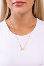 Load image into Gallery viewer, Leave Your Initials Gold Necklace - M