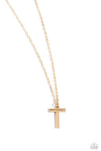 Load image into Gallery viewer, Leave Your Initials Gold Necklace - T