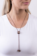 Load image into Gallery viewer, I Solemnly SQUARE Copper Necklace