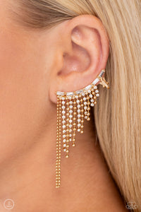 Tapered Tease Gold Ear Crawlers