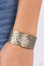 Load image into Gallery viewer, Speckled Sparkle Brass Cuff