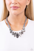 Load image into Gallery viewer, Sliding Splendor Silver Necklace