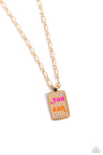 Load image into Gallery viewer, Yes You Can Gold Necklace